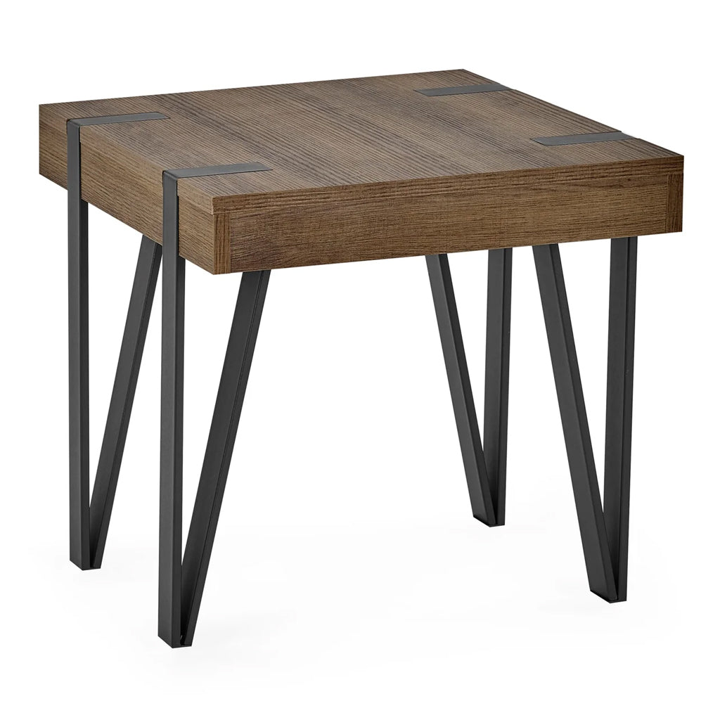 Wooden Lamp Table Square - Troy