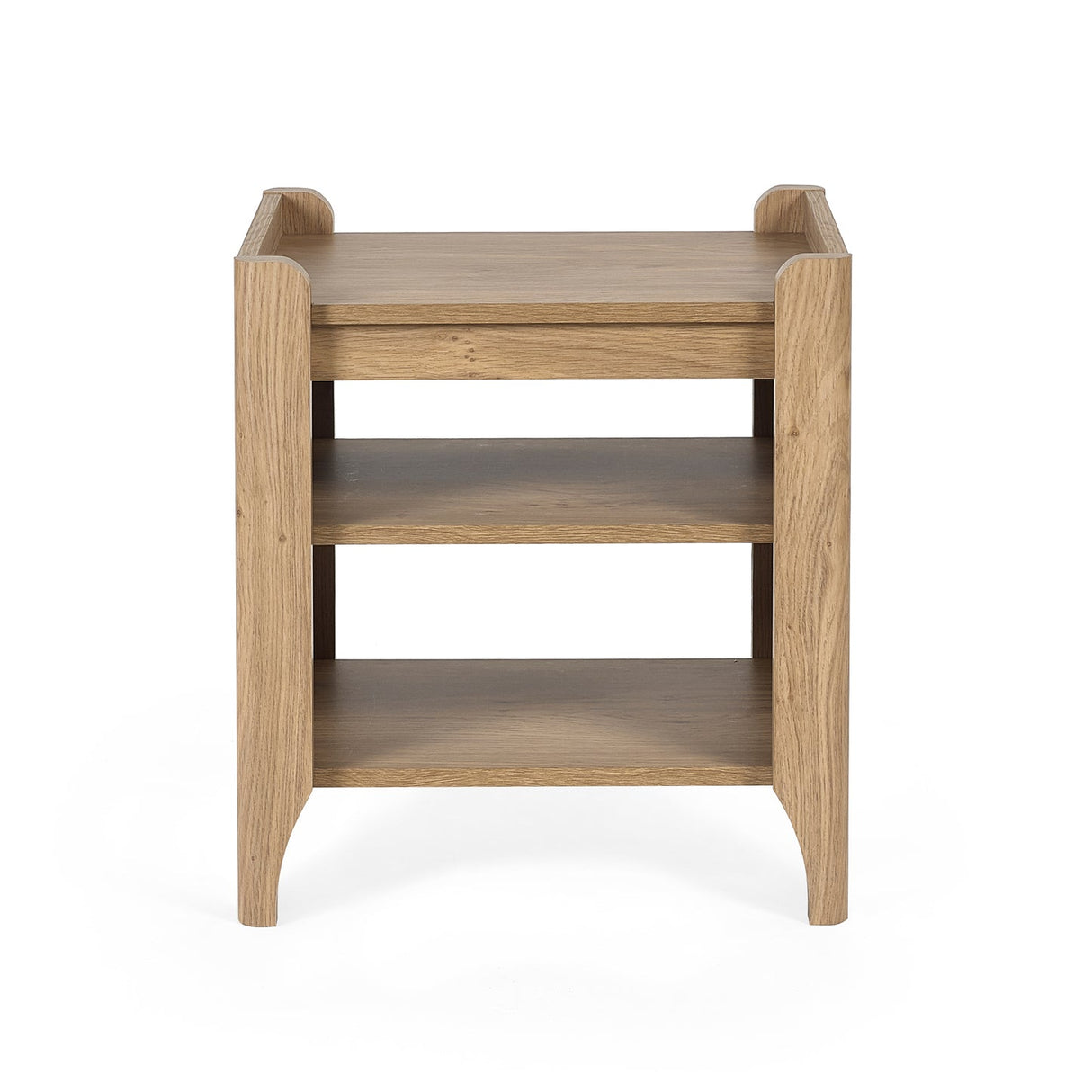 Wooden Lamp Table With Removable Shelf - Sydney