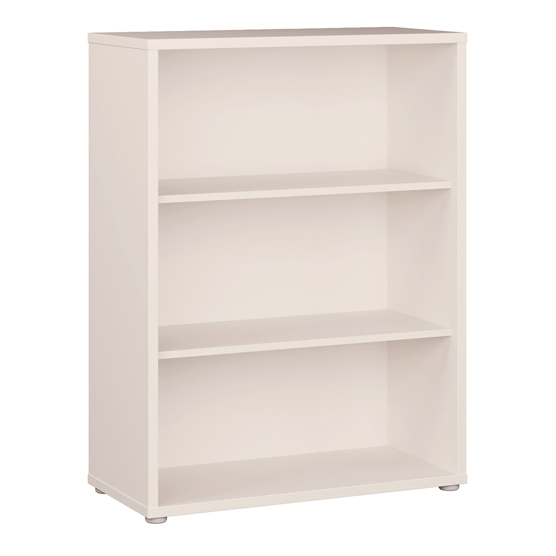 Wooden Low Bookcase Wide With 2 Shelves - Alice Springs