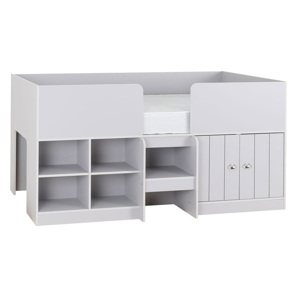 Wooden Low Sleeper Bed With Ladder - Orlando