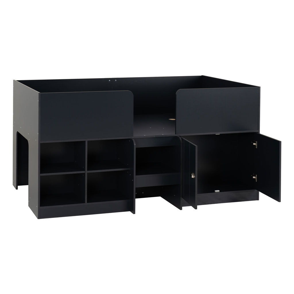 Wooden Low Sleeper Bed With Ladder - Orlando