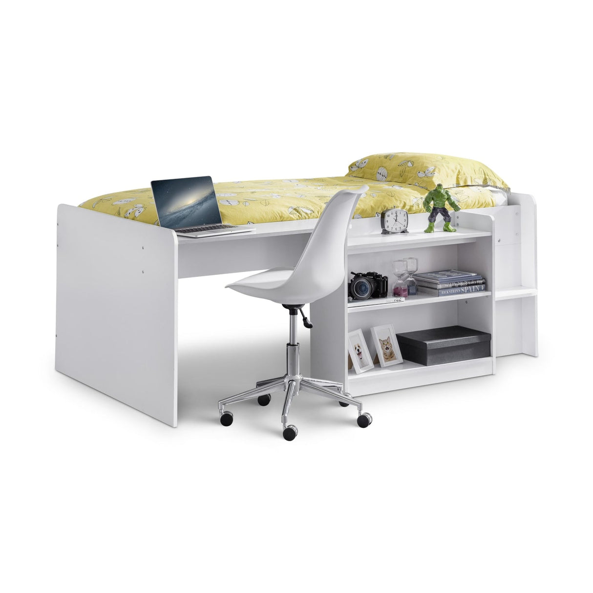 Wooden Mid Sleeper Bed - Neptune