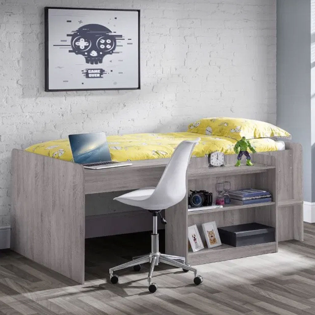 Wooden Mid Sleeper Bed - Neptune