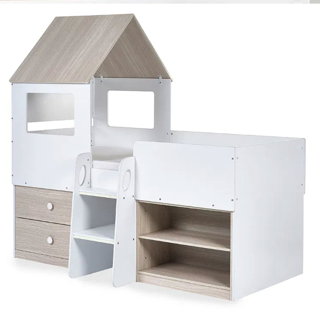 Wooden Mid Sleeper Bed - Orpheus