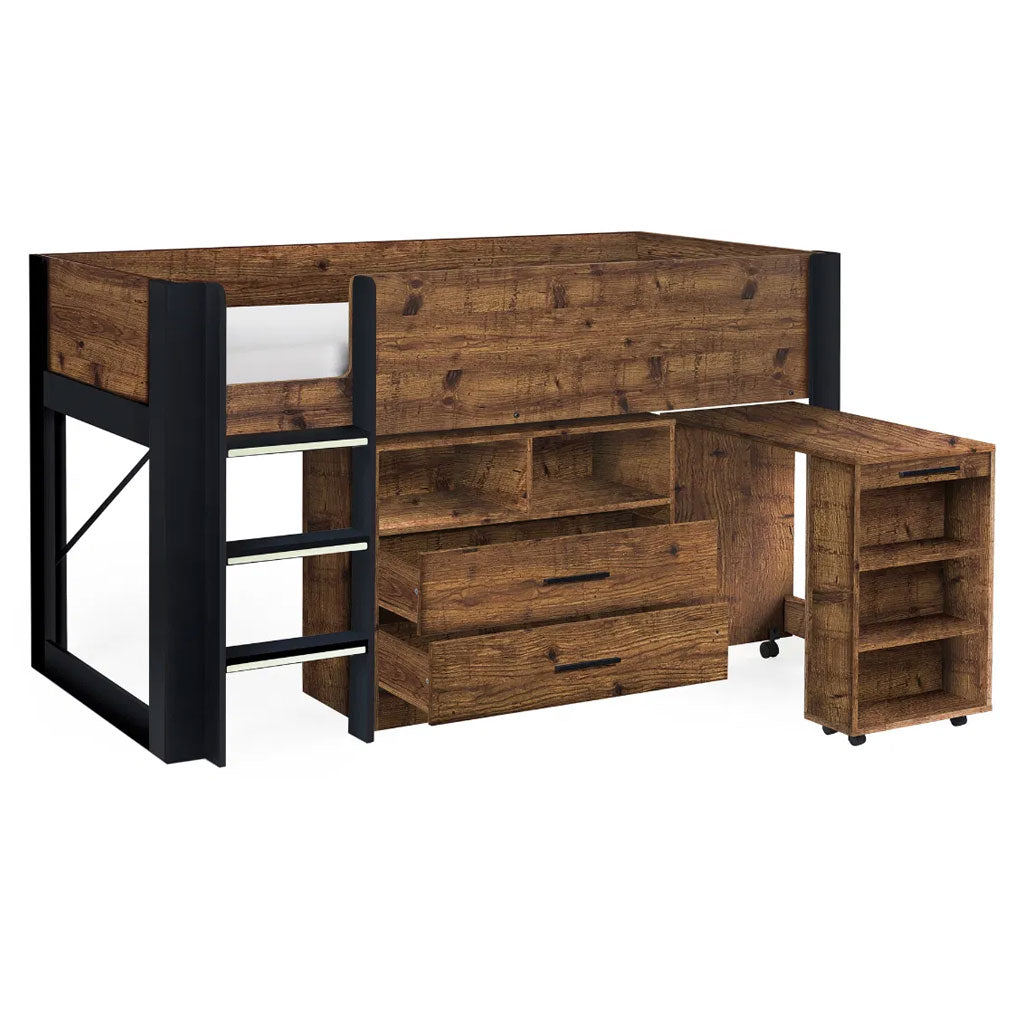 Wooden Mid Sleeper Bed - Otis