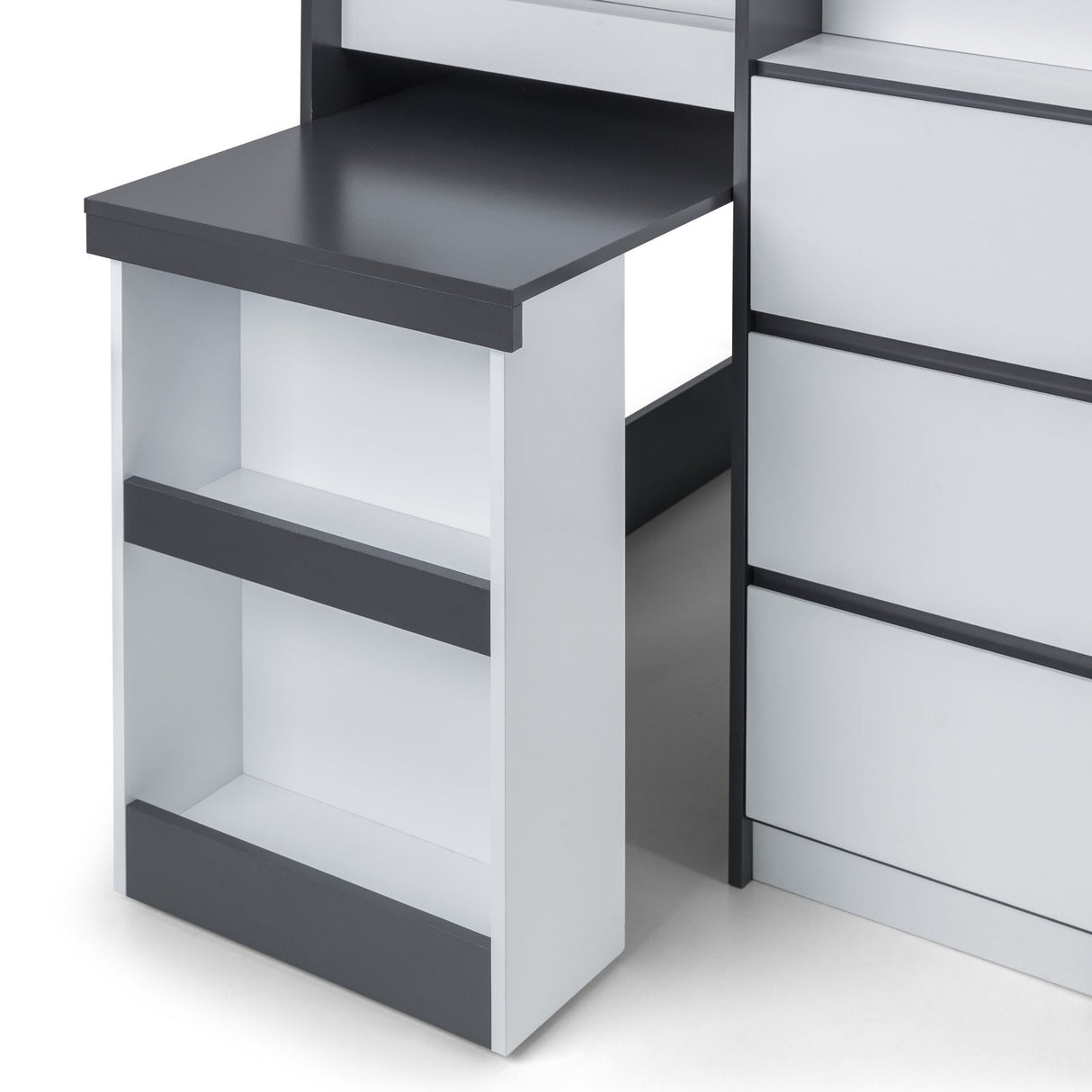 Wooden Mid Sleeper Bed - Saturn