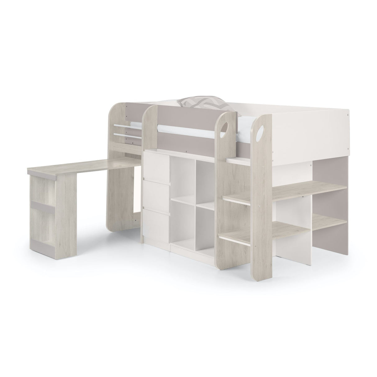 Wooden Mid Sleeper Bed - Saturn