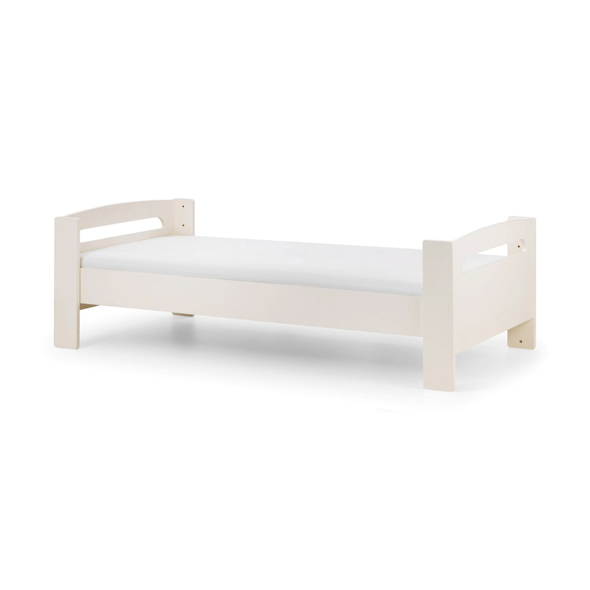 Wooden Mid Sleeper Bed With Ladder - Pluto