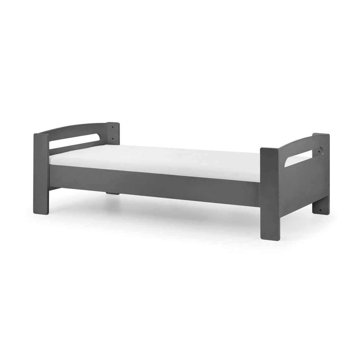 Wooden Mid Sleeper Bed With Ladder - Pluto