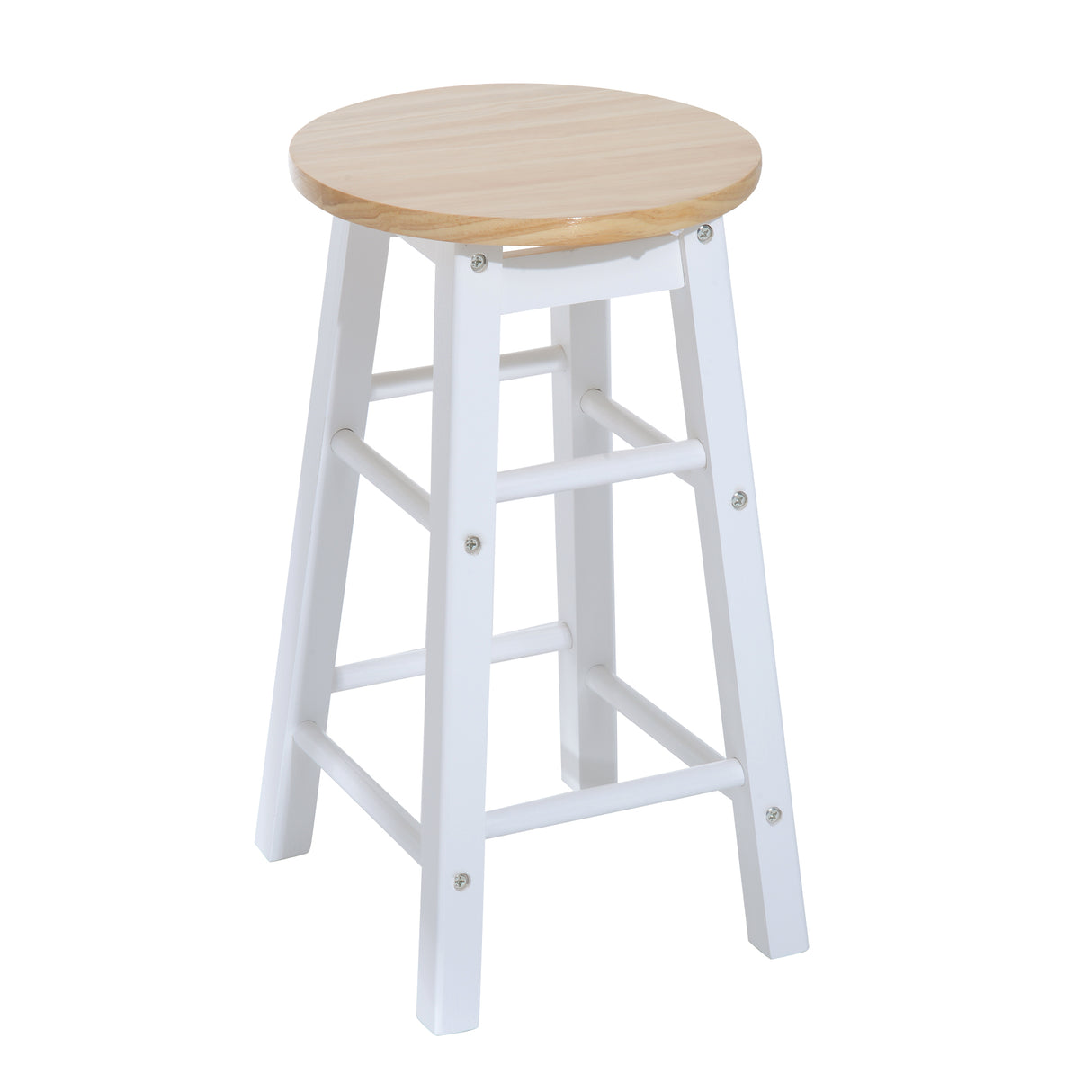 Wooden Mobile Foldable Drop Leaf Dining Table With 2 Stools - Velmora
