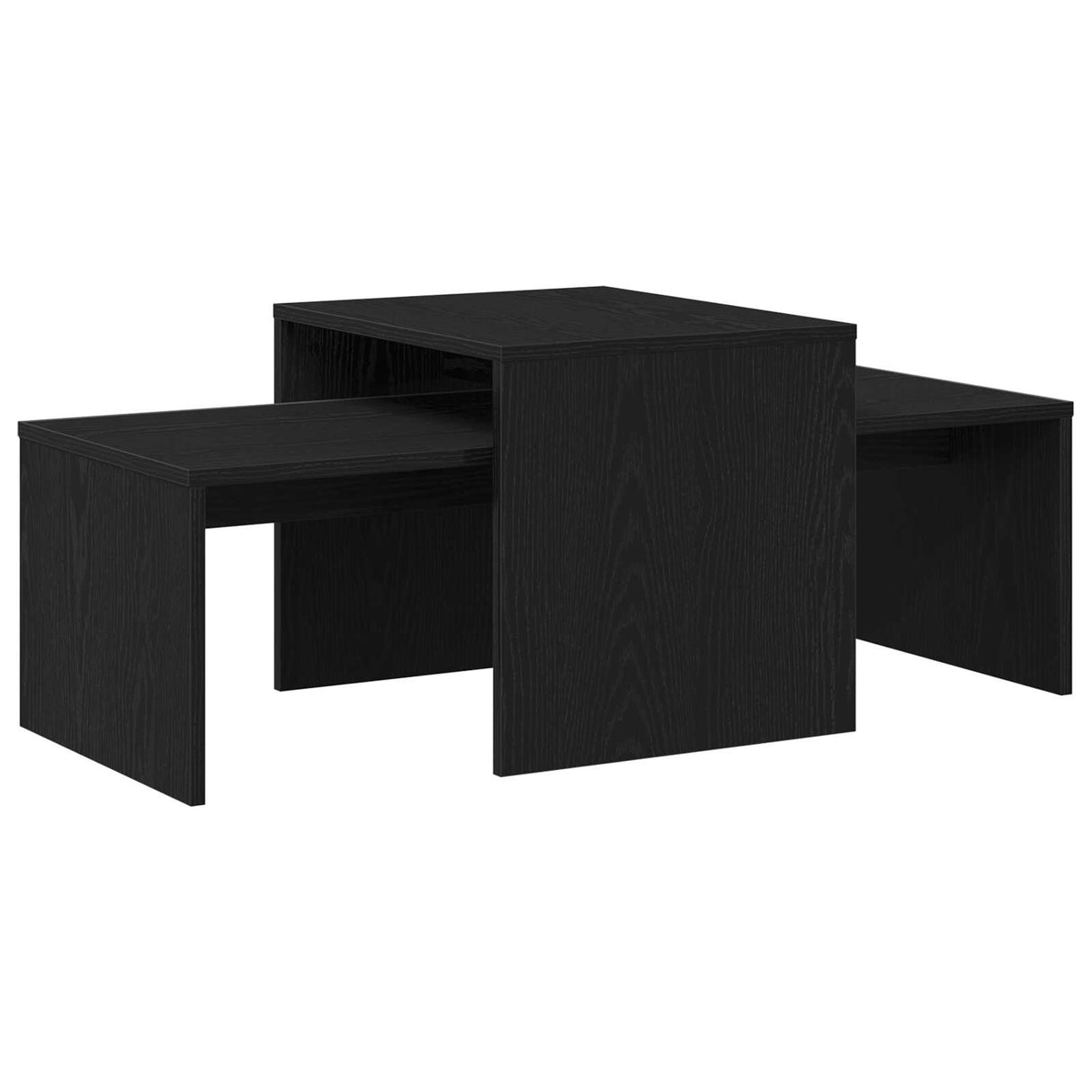 Wooden Nest Of 2 Coffee Tables 100cm Wide - Vantage Home