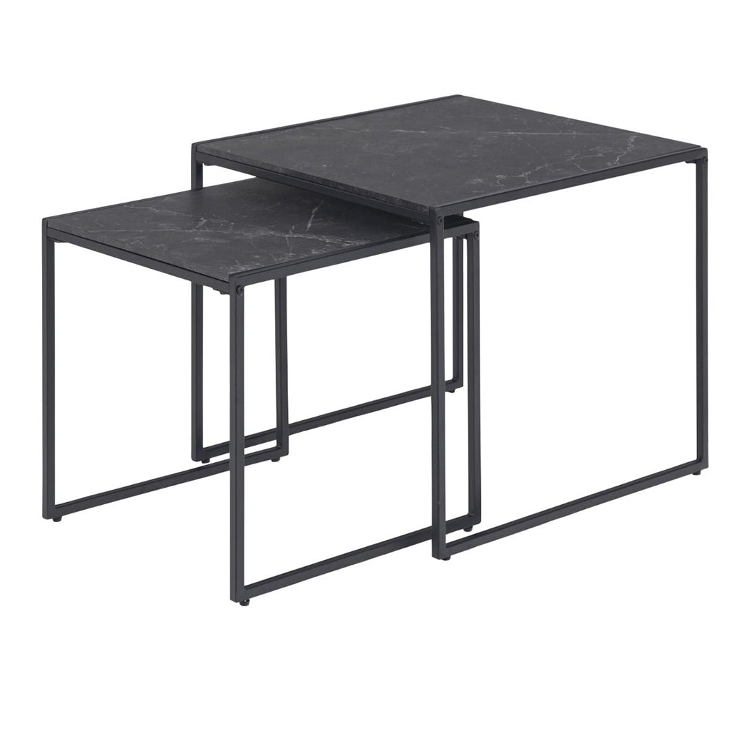 Wooden Nest Of 2 Tables - Infinity