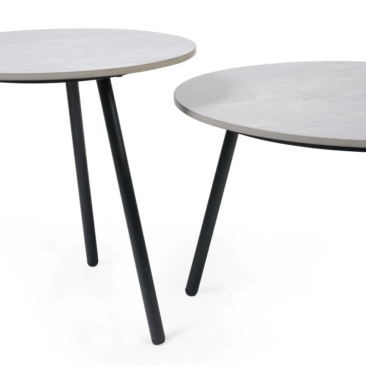 Wooden Nest Of 2 Tables Round - Casper