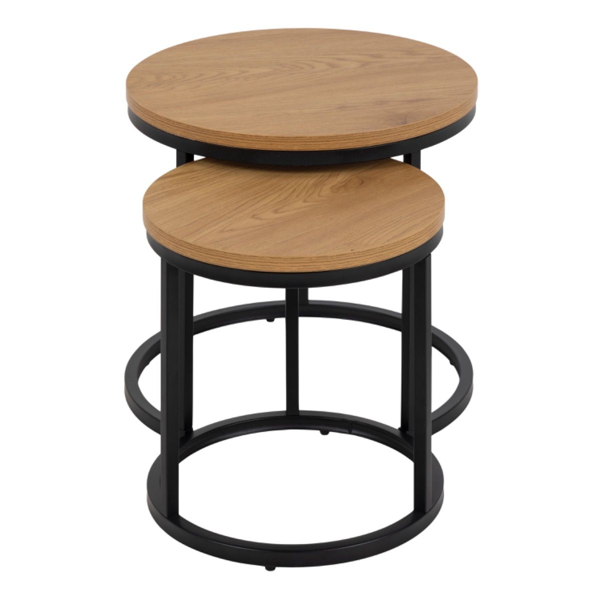 Wooden Nest Of 2 Tables Round - Spiro