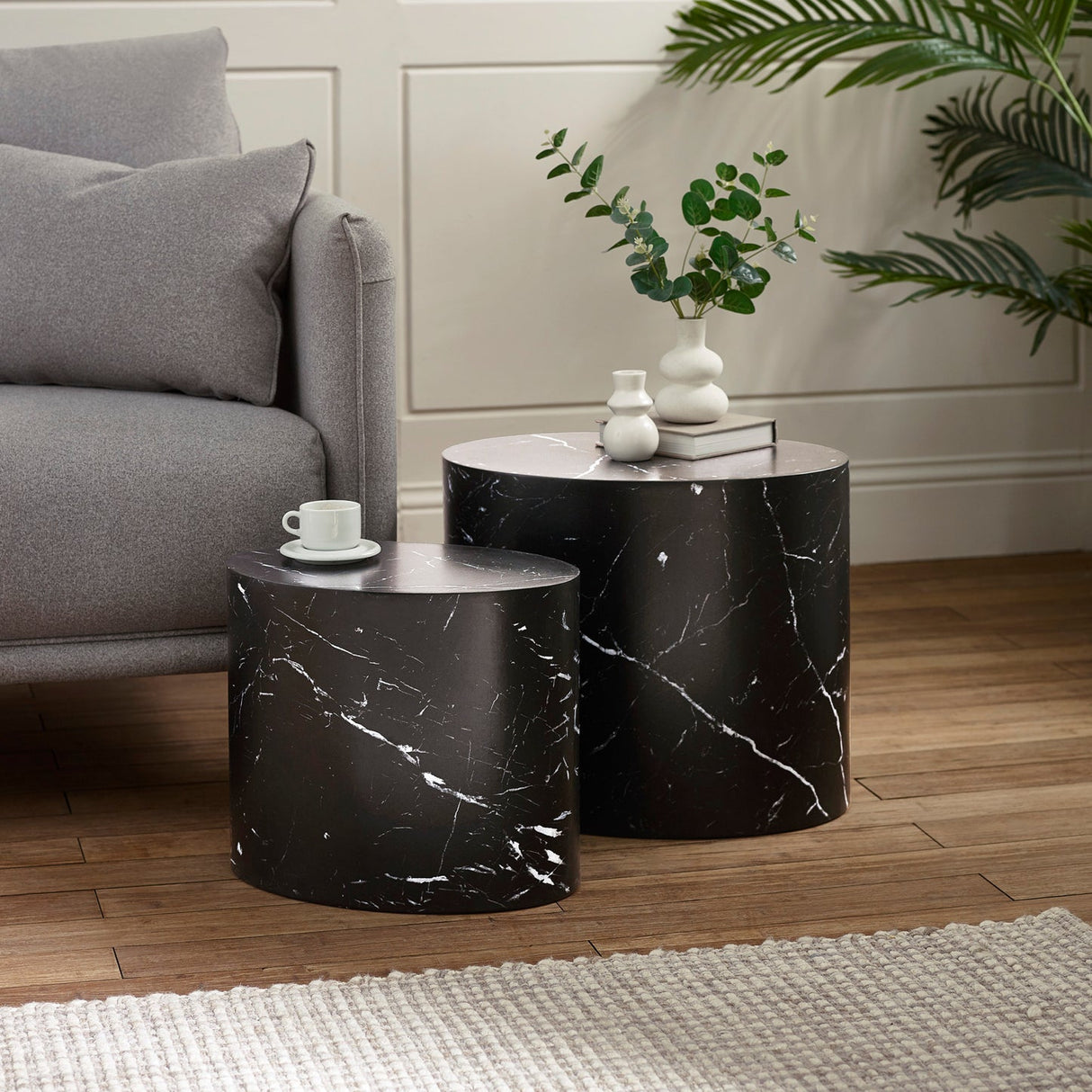 Wooden Nest Of 2 Tables - Toba