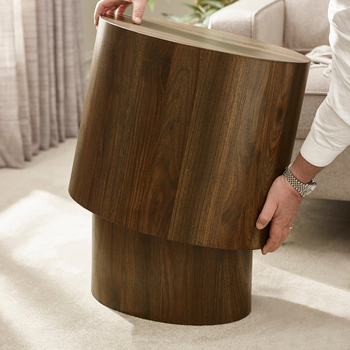 Wooden Nest Of 2 Tables - Toba