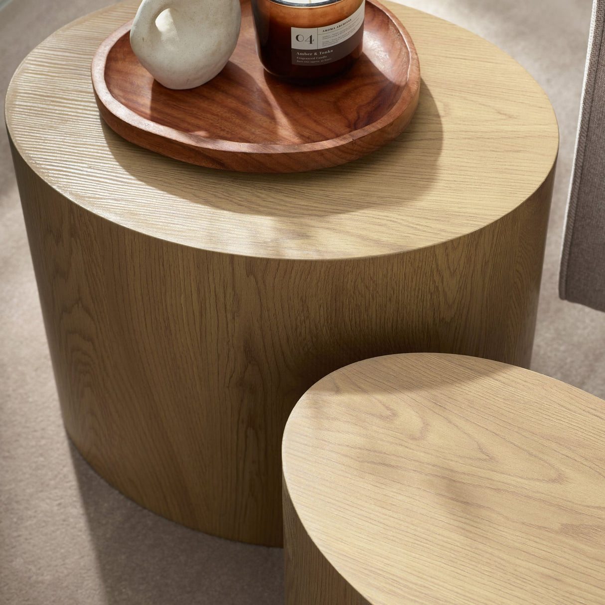 Wooden Nest Of 2 Tables - Toba