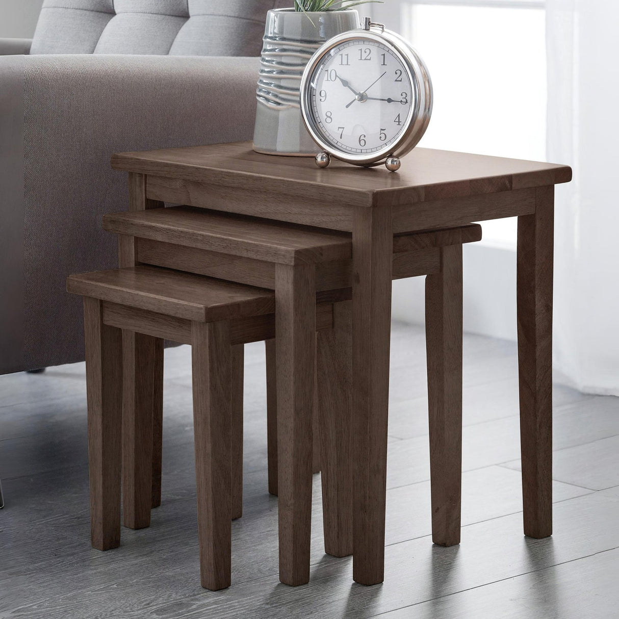 Wooden Nest Of 3 Tables - Cleo