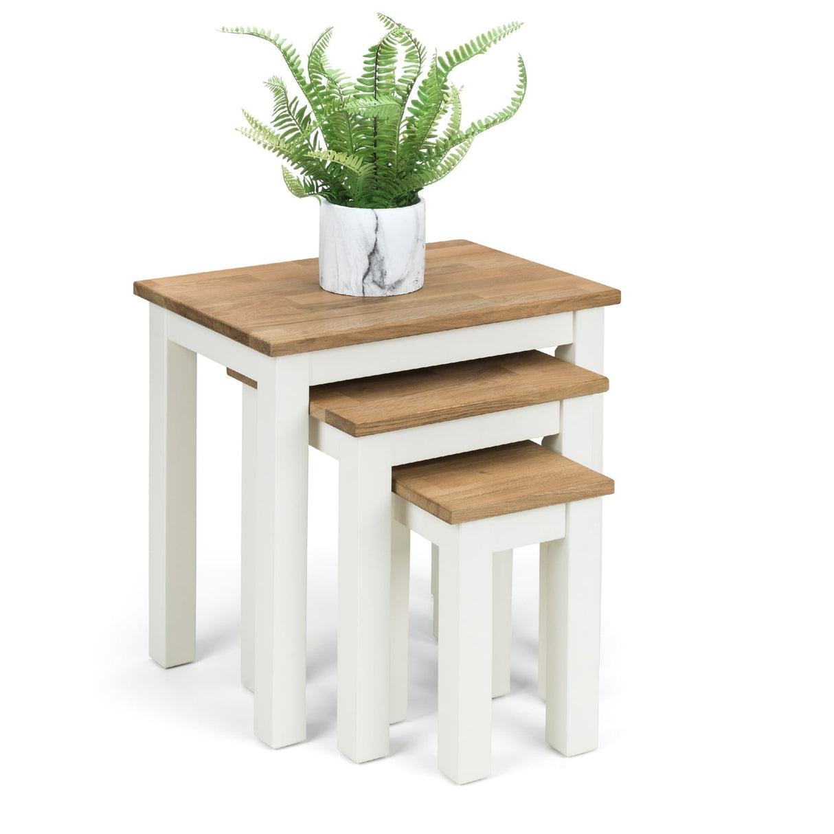 Wooden Nest Of 3 Tables - Coxmoor