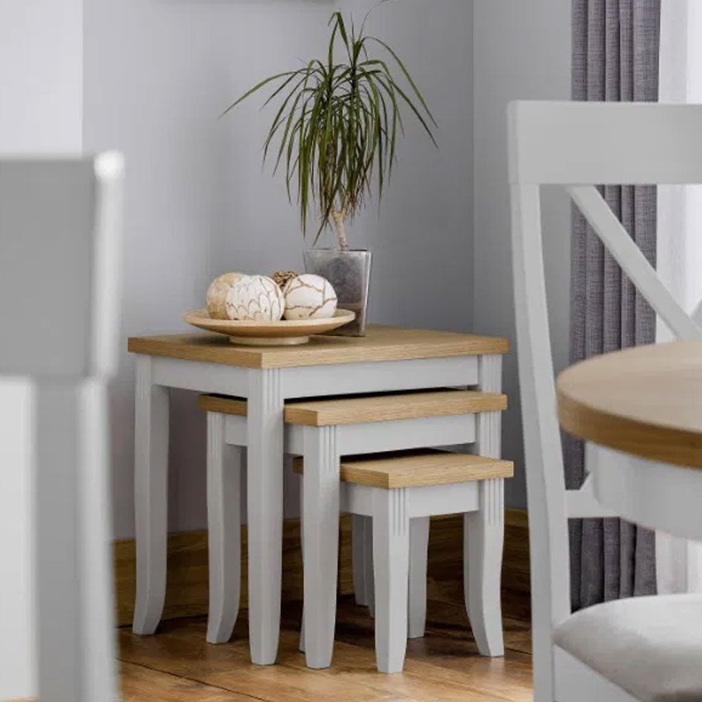 Wooden Nest Of 3 Tables - Davenport