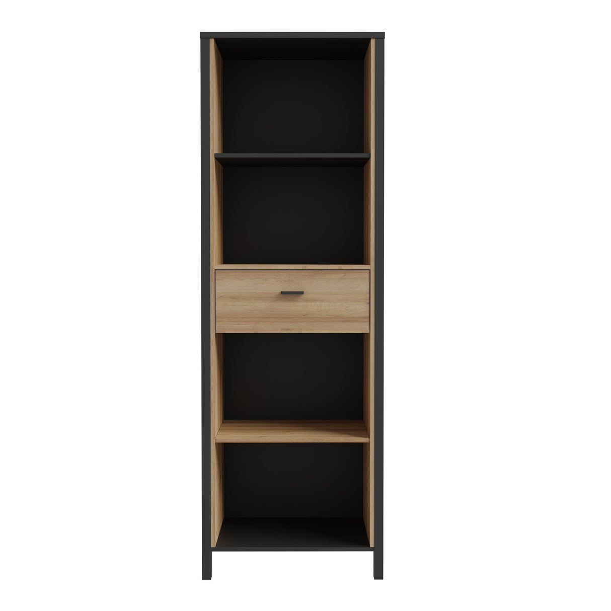 Wooden Shelving Unit With 1 Drawer - High Rock