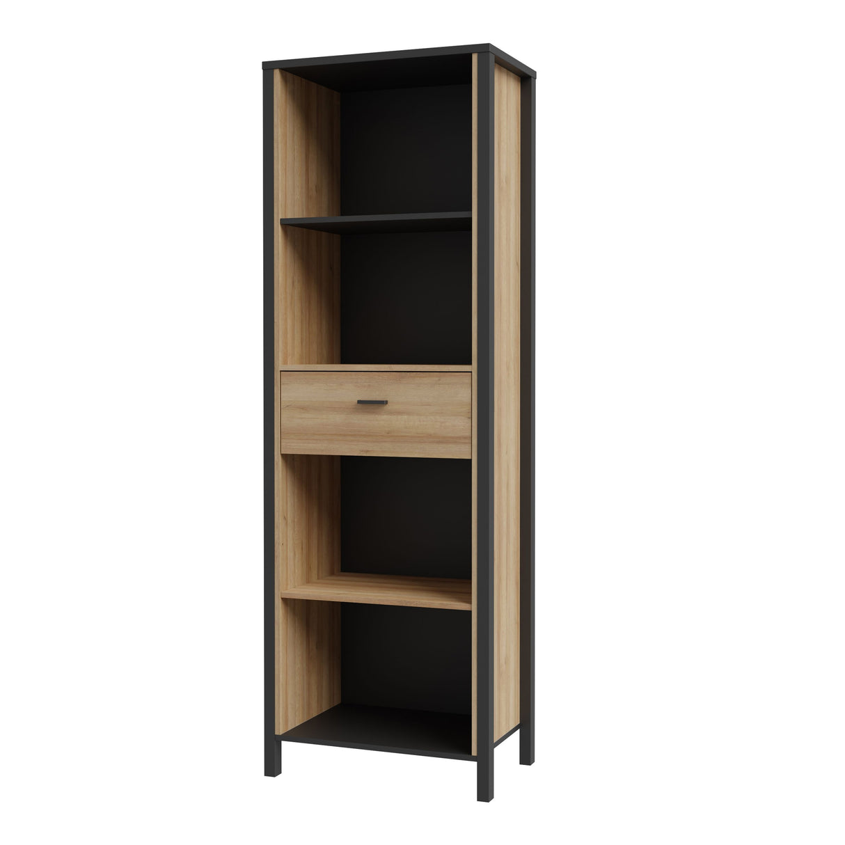 Wooden Shelving Unit With 1 Drawer - High Rock