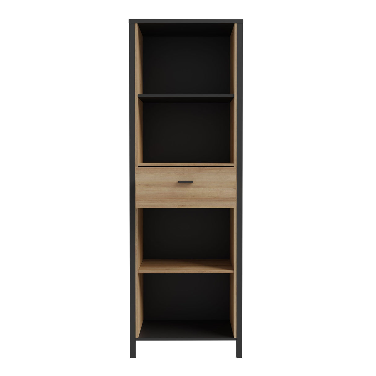 Wooden Shelving Unit With 1 Drawer - High Rock
