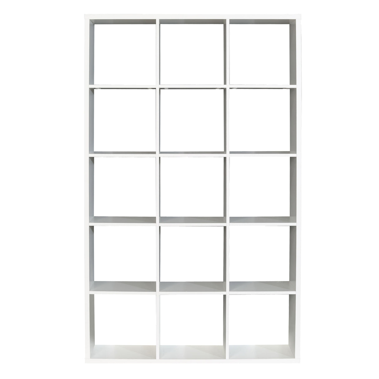 Wooden Shelving Unit With 15 Open Storage Cubes - Mauro