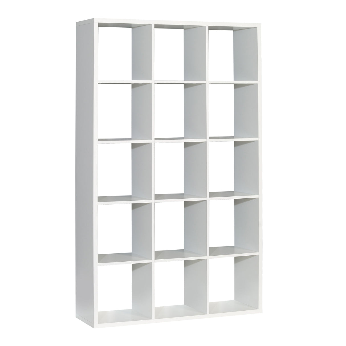Wooden Shelving Unit With 15 Open Storage Cubes - Mauro