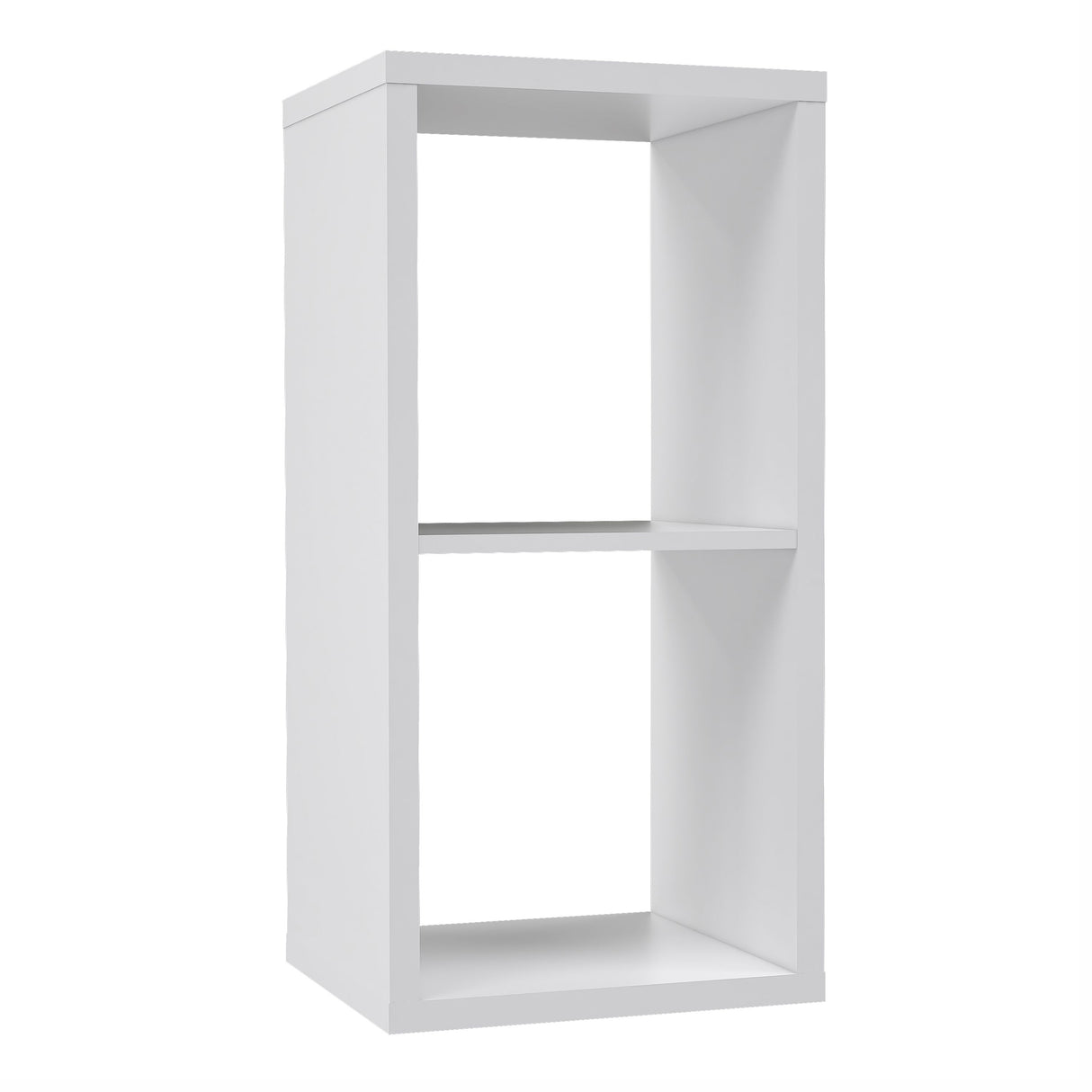 Wooden Shelving Unit With 2 Open Storage Cubes - Mauro