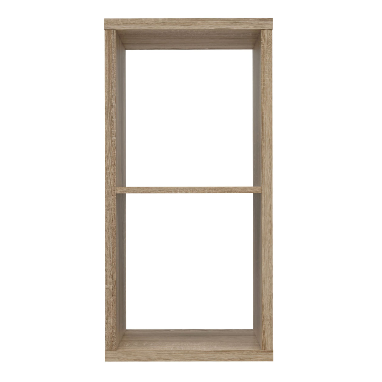 Wooden Shelving Unit With 2 Open Storage Cubes - Mauro