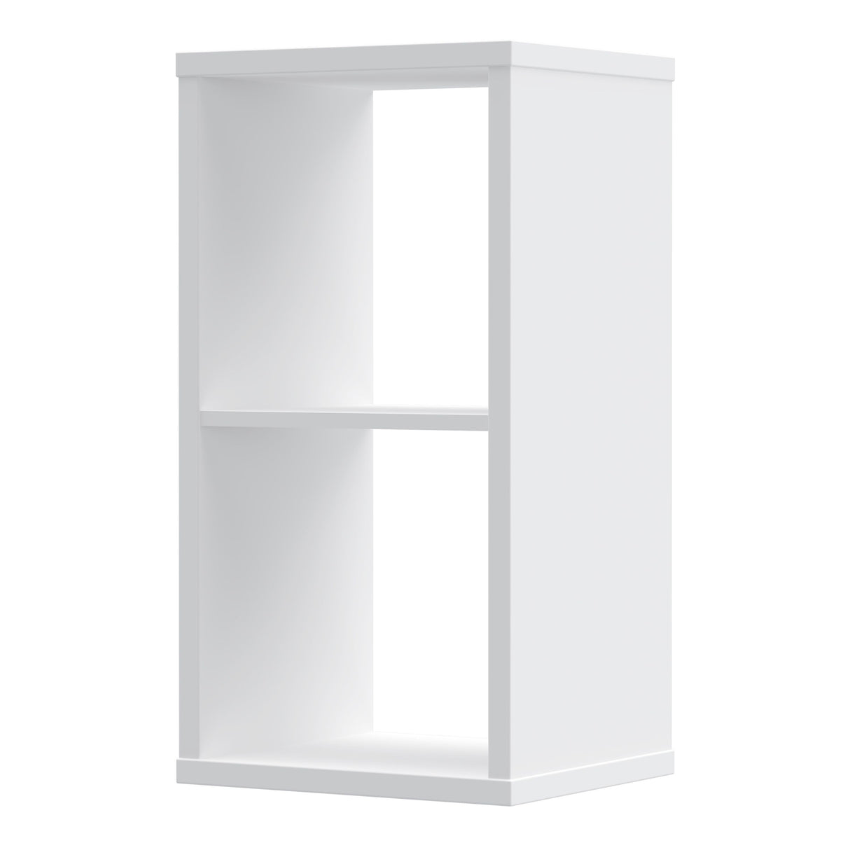 Wooden Shelving Unit With 2 Open Storage Cubes - Mauro