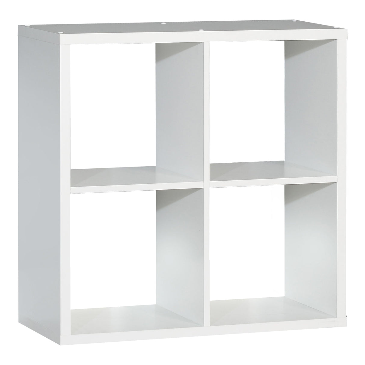 Wooden Shelving Unit With 4 Open Storage Cubes - Mauro