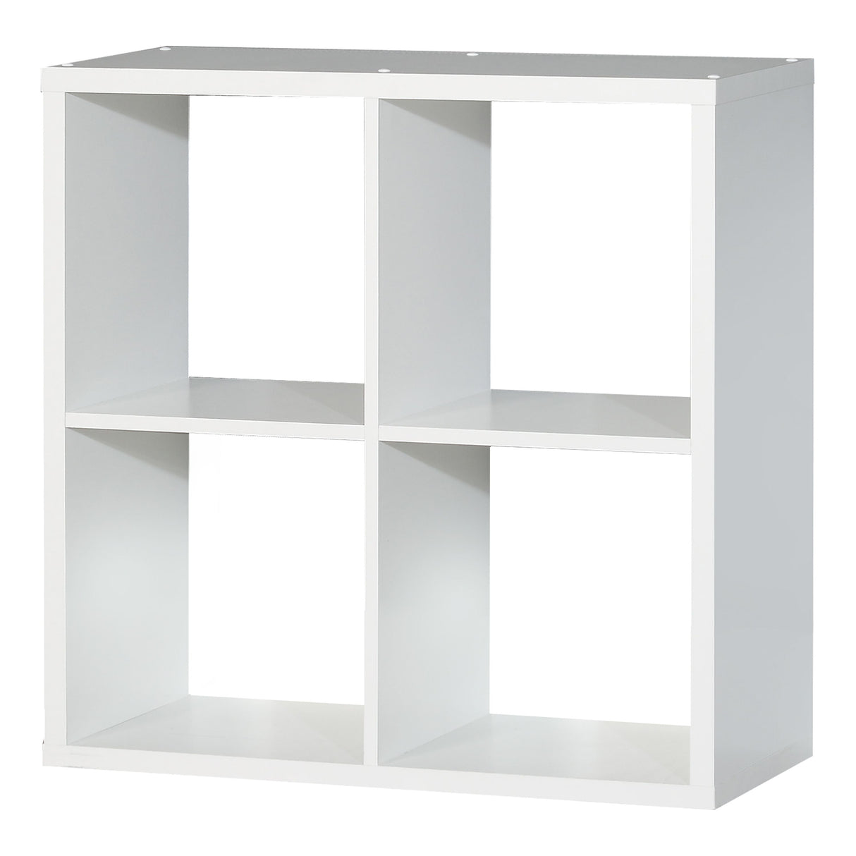 Wooden Shelving Unit With 4 Open Storage Cubes - Mauro