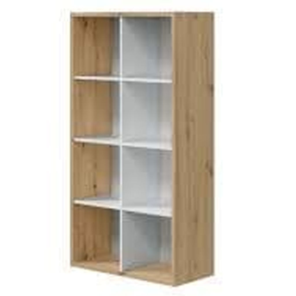 Wooden Shelving Unit With 8 Shelves - Dania