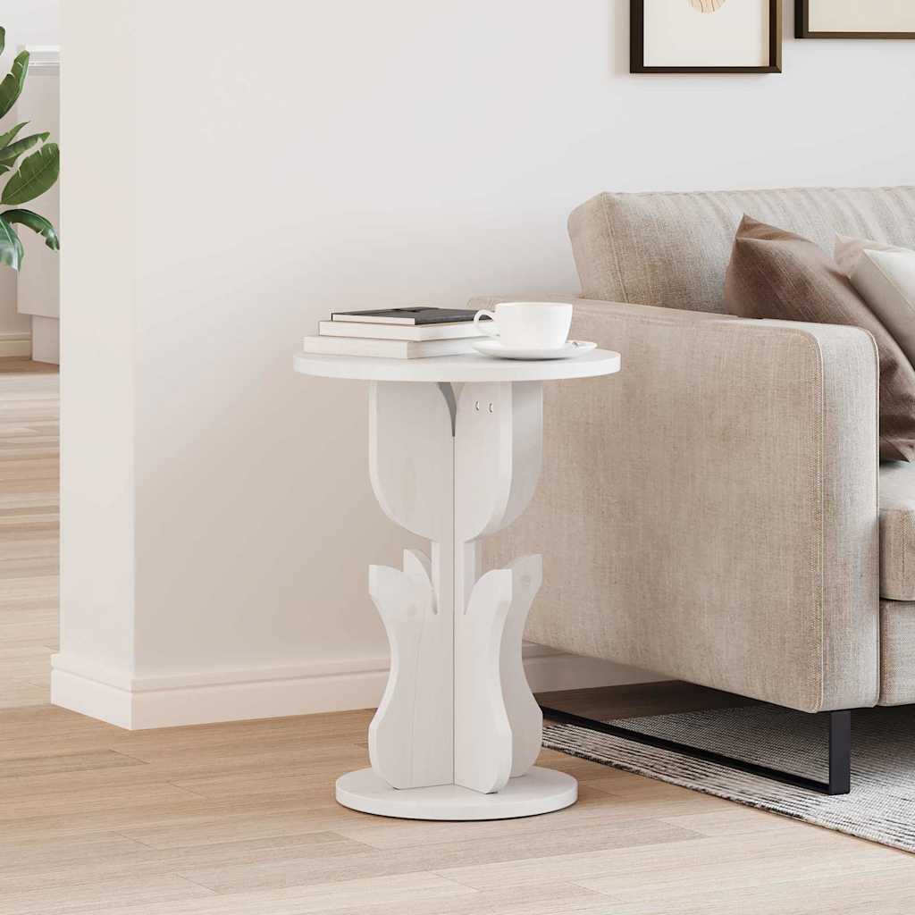Wooden Side Table 39.5cm Wide Round - Vantage Home