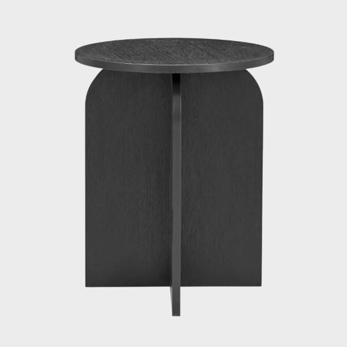 Wooden Side Table 40cm Wide Round - Arco