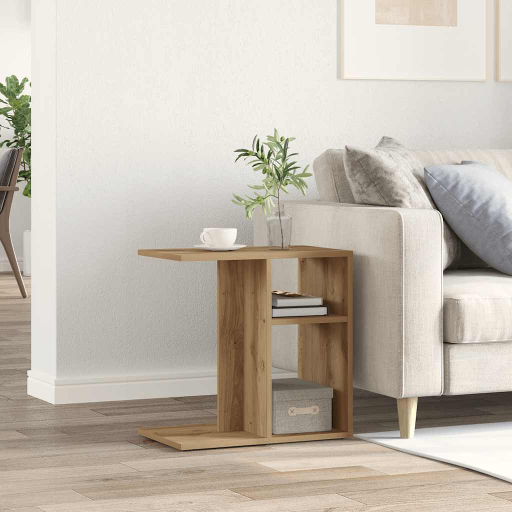 Wooden Side Table 50cm Wide - Vantage Home