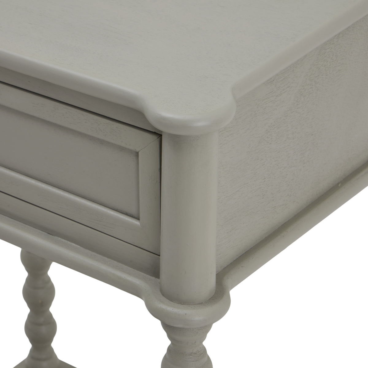 Wooden Side Table 50cm Wide With 1 Drawer - Camden