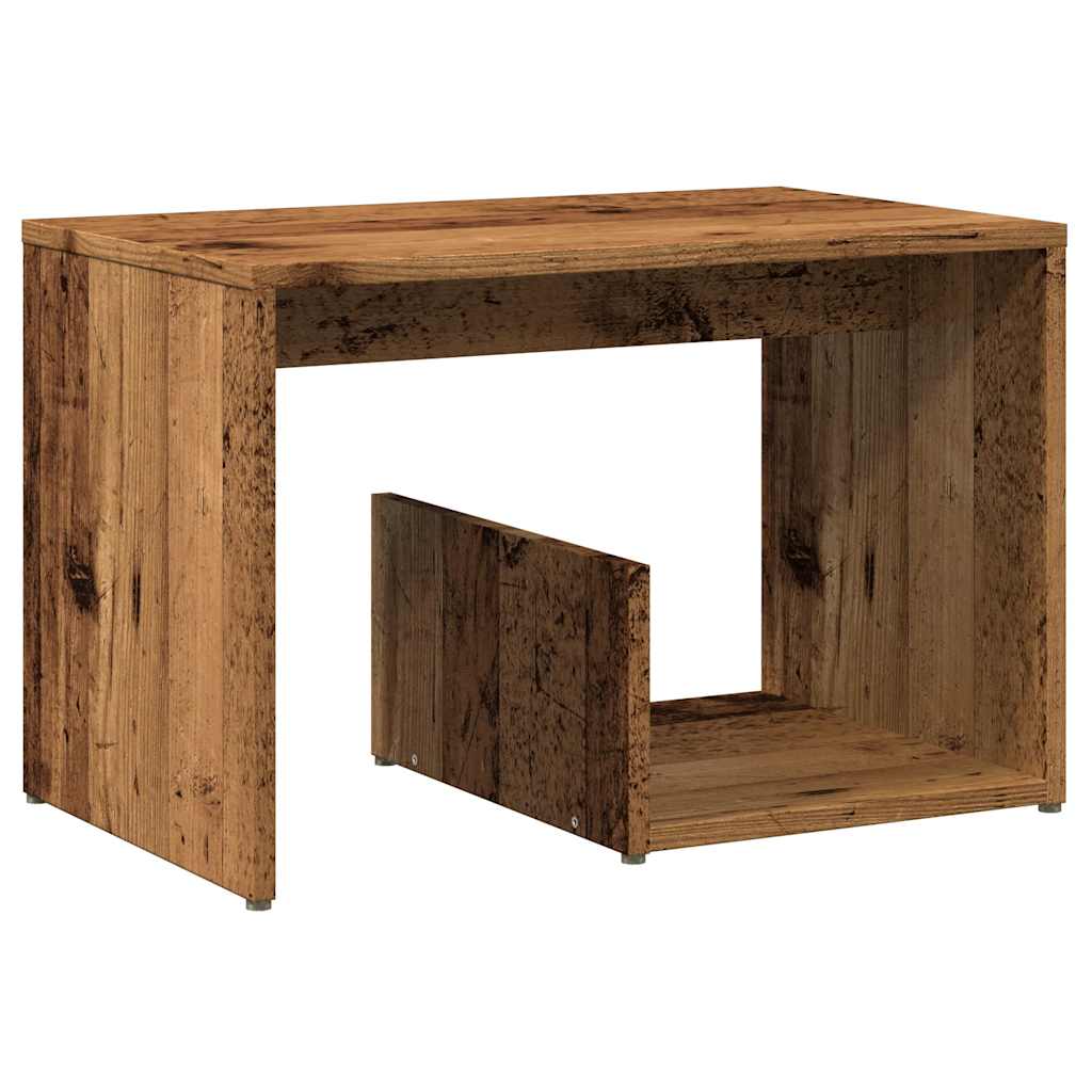 Wooden Side Table 59cm Wide - Vantage Home
