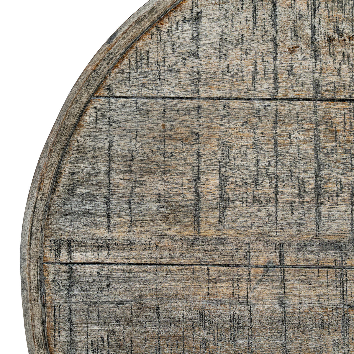 Wooden Side Table 60cm Wide Round - Rutland