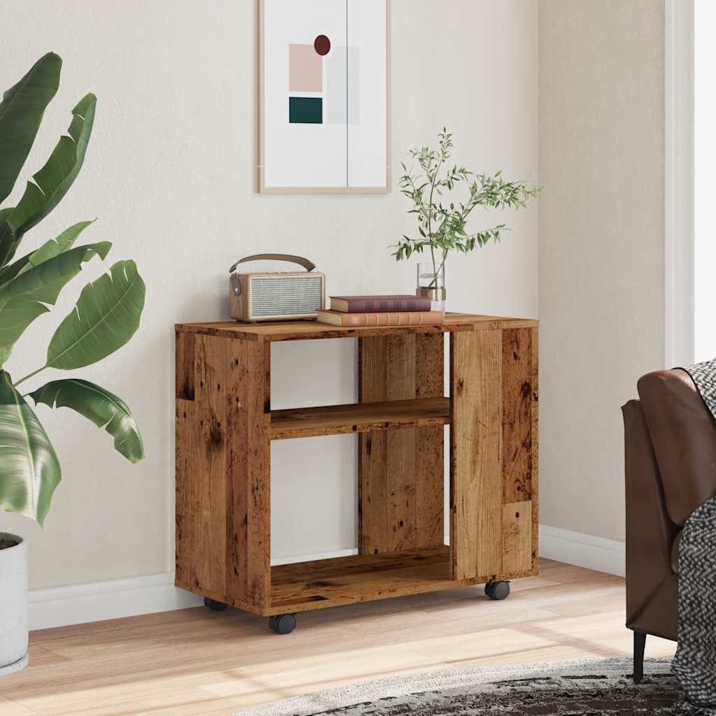 Wooden Side Table 70cm Wide - Vantage Home
