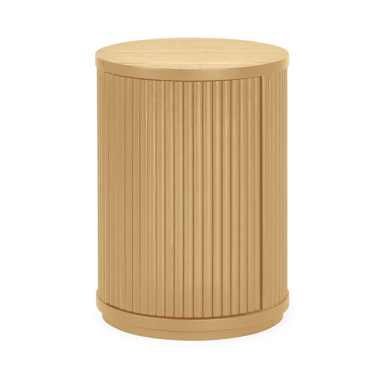 Wooden Side Table With 1 Door - Louis
