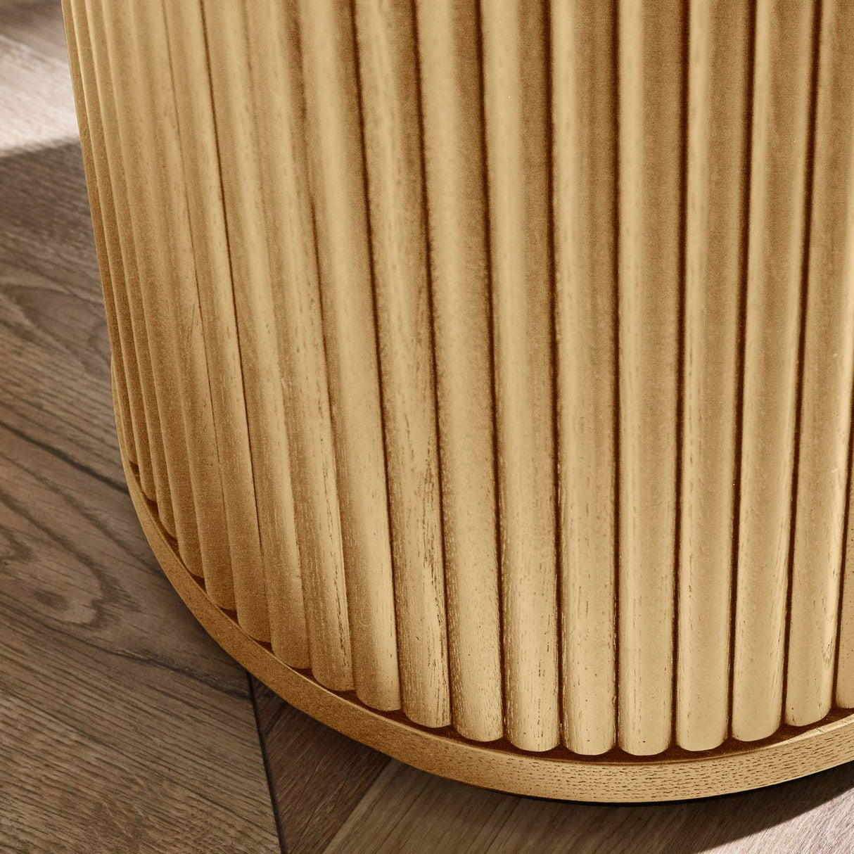 Wooden Side Table With 1 Door - Louis