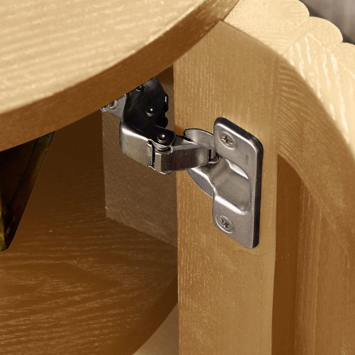 Wooden Side Table With 1 Door - Louis
