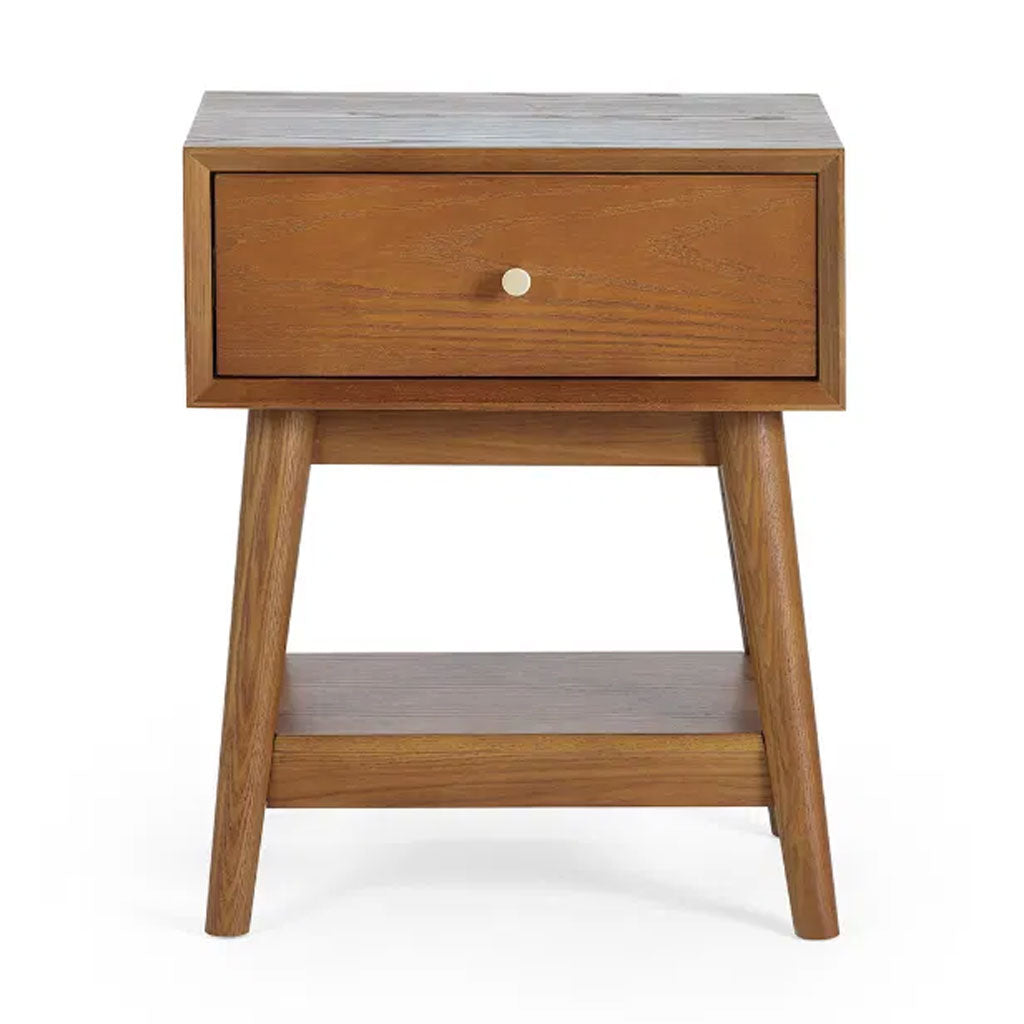 Wooden Side Table With 1 Drawer - Lowry