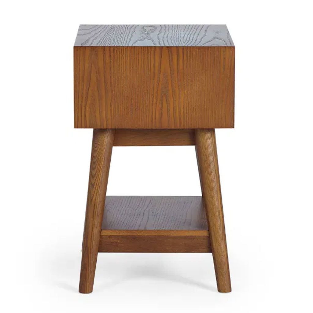 Wooden Side Table With 1 Drawer - Lowry