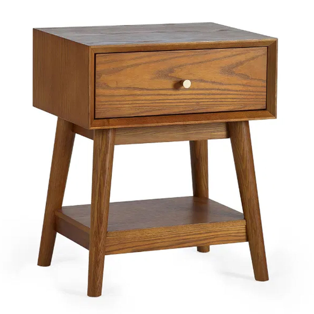 Wooden Side Table With 1 Drawer - Lowry