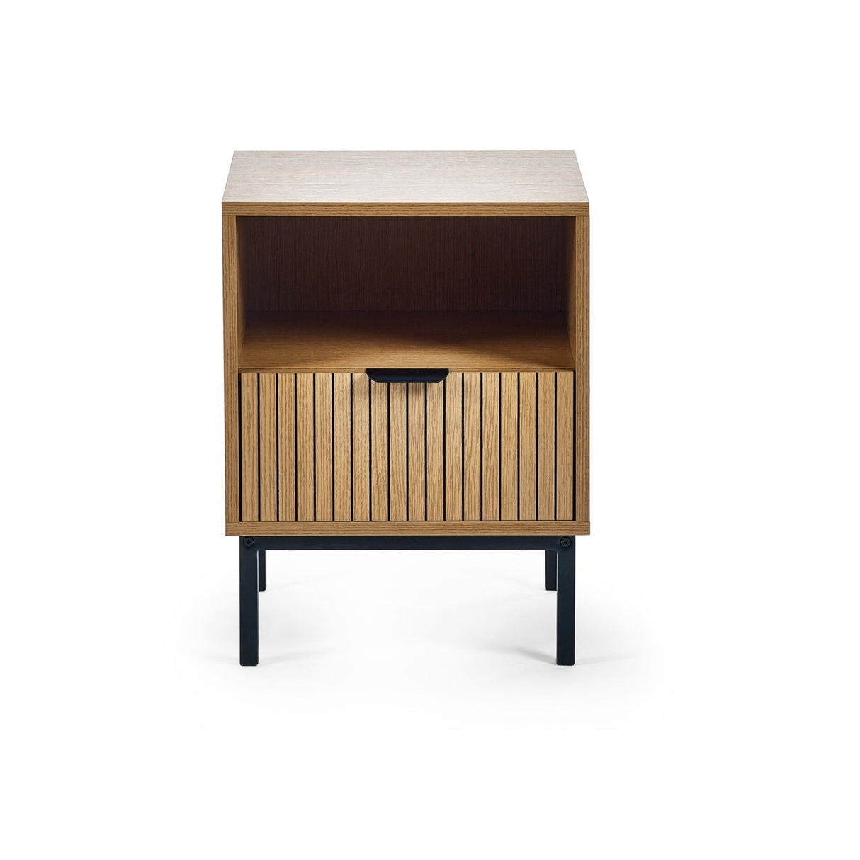 Wooden Side Table With 1 Drawer - Sia