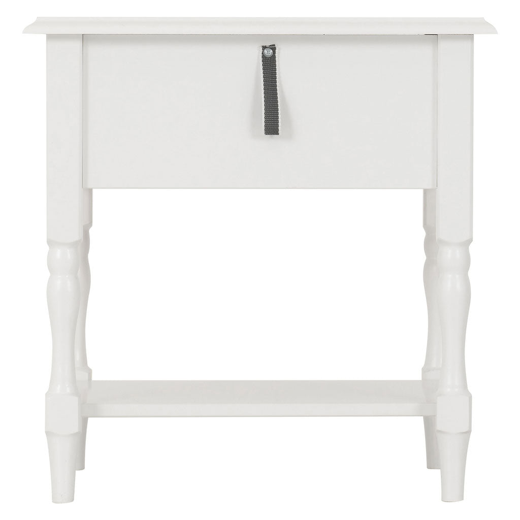 Wooden Side Table With 1 Drawer - Stratford